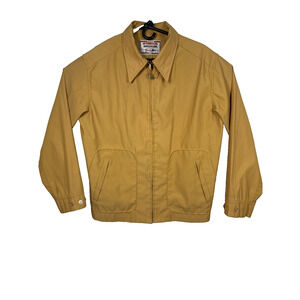 VTG 1950s 60s McGregor Drizzler Scotchgard Chinstrap Jacket Sz 42 Mid Century